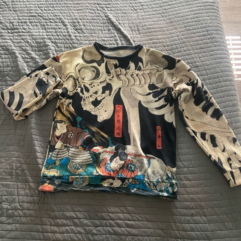 Skeleton Long Sleeve Sweater (Light)